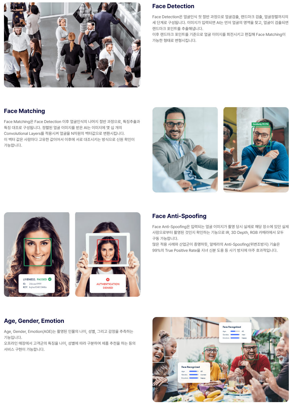 Alchera 얼굴 인식의 핵심 기술